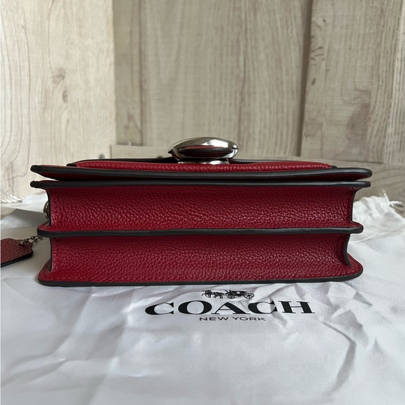 Red Coach Tabby Shoulder Bag - Picture 8 of 13